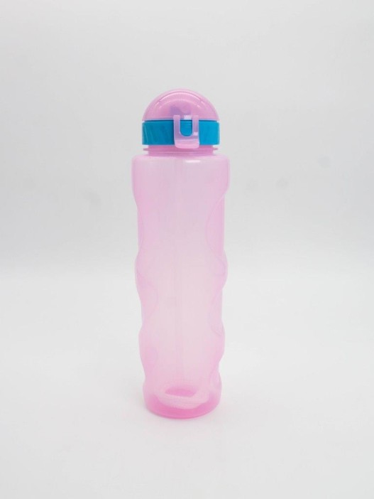 Бутылка &quot;Life&quot; с трубочкой, pink (700 ml) 