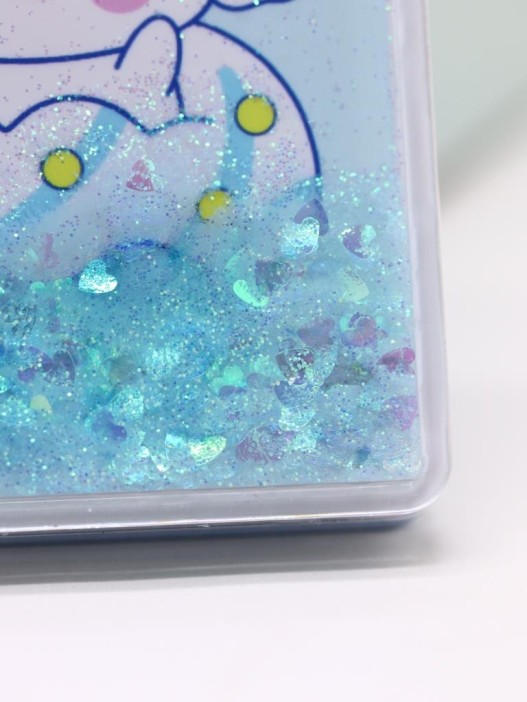 Зеркало шейкер раскладное &quot;Sweet Time the doggie&quot;, голубое, 8*6 см 