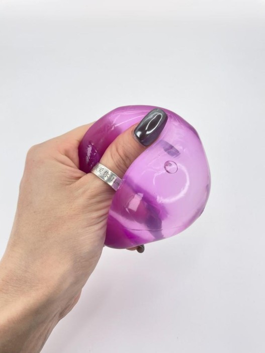 Мялка - антистресс «Square cube», purple 