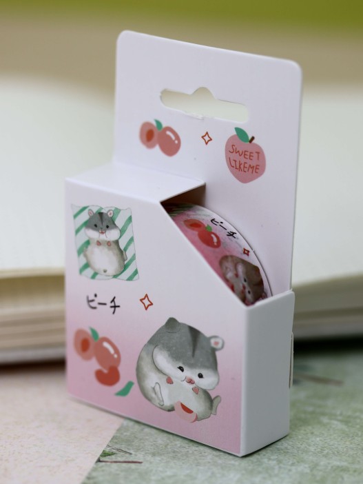Декоративный скотч «Hamster», pink 