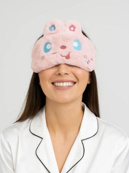 Маска для сна гелевая "Cute animals", bunny