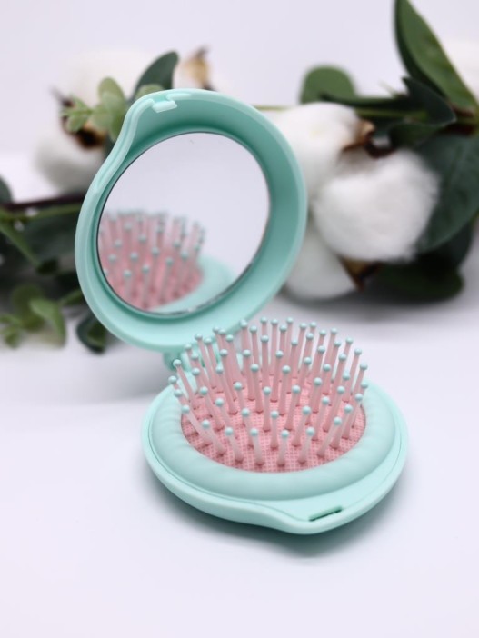 Расческа «Fold hairbrush», green 