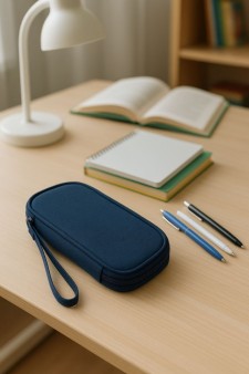 Пенал "Colors", blue (19*10.5*2,5 см)