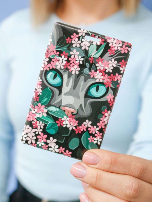 Держатель для карт «Green eyes» (6,5 х 10,4 см) 