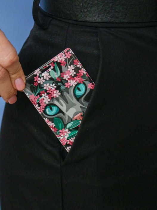 Держатель для карт «Green eyes» (6,5 х 10,4 см) 