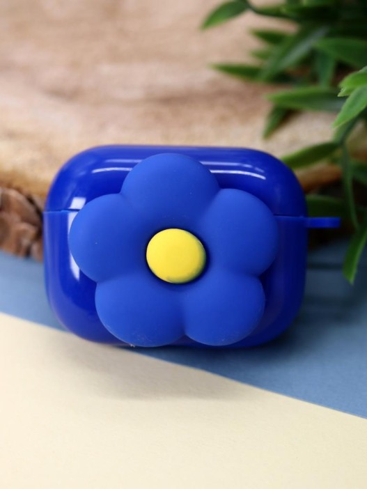 Чехол для AirPods Pro &quot;Flower&quot;, blue 
