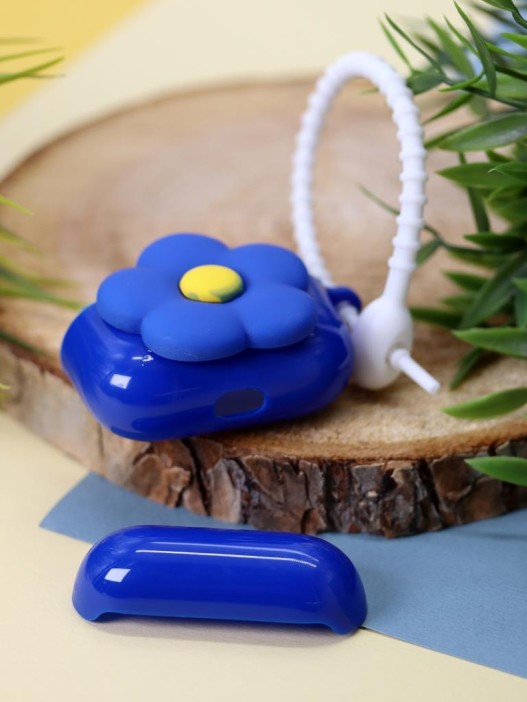 Чехол для AirPods Pro &quot;Flower&quot;, blue 