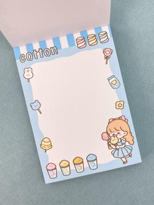 Блокнот отрывной для записей &quot;Lovely stories&quot;, blue 