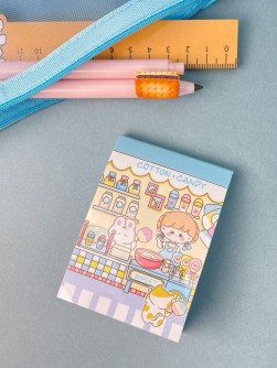 Блокнот отрывной для записей "Lovely stories", blue