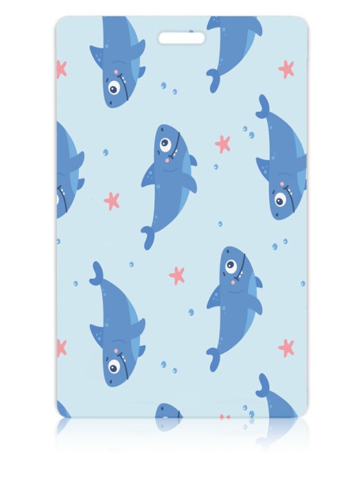 Держатель для карт Funny Shark (6,5 х 10,4 см) 