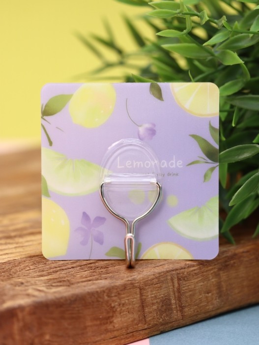 Крючок на липучке «Square juicy fruit» 2шт, mix color 