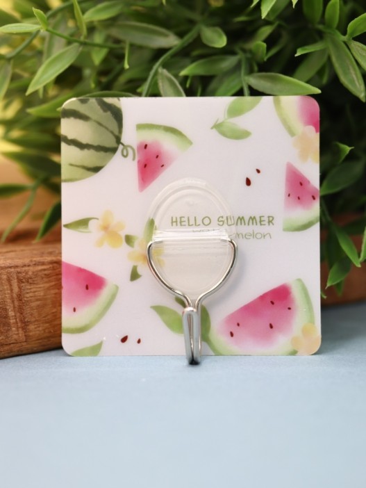 Крючок на липучке «Square juicy fruit» 2шт, mix color 