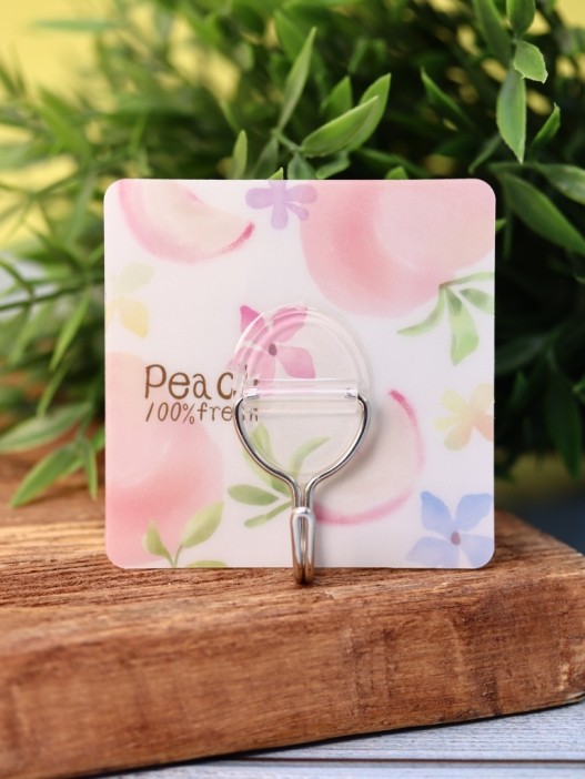 Крючок на липучке «Square juicy fruit» 2шт, mix color 