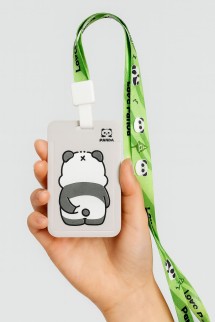 Футляр для карт на ленте &quot;Panda&#039;s back&quot;
