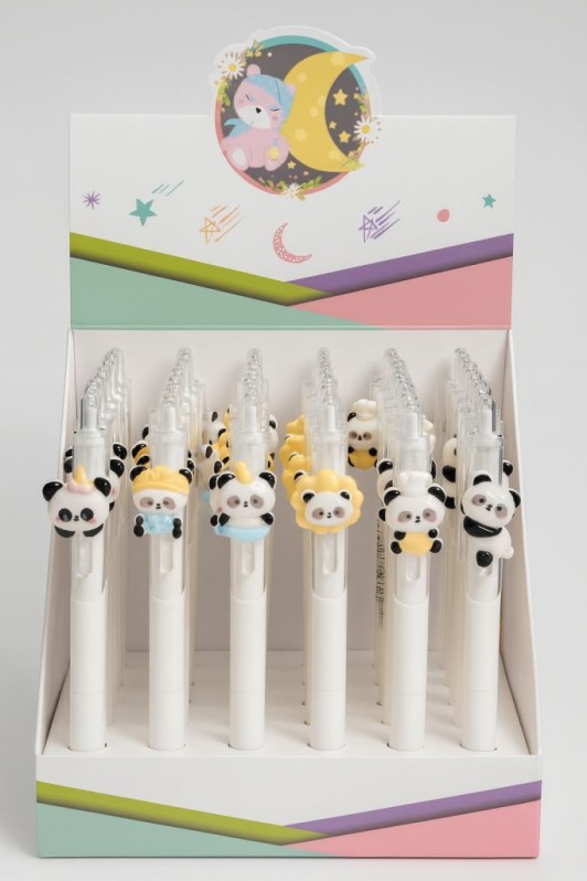 Автоматическая ручка &quot;Baby panda&quot;, mix, шоу-бокс 36 шт. 
