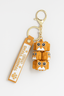 Брелок "Owl family", orange (6,5 см)