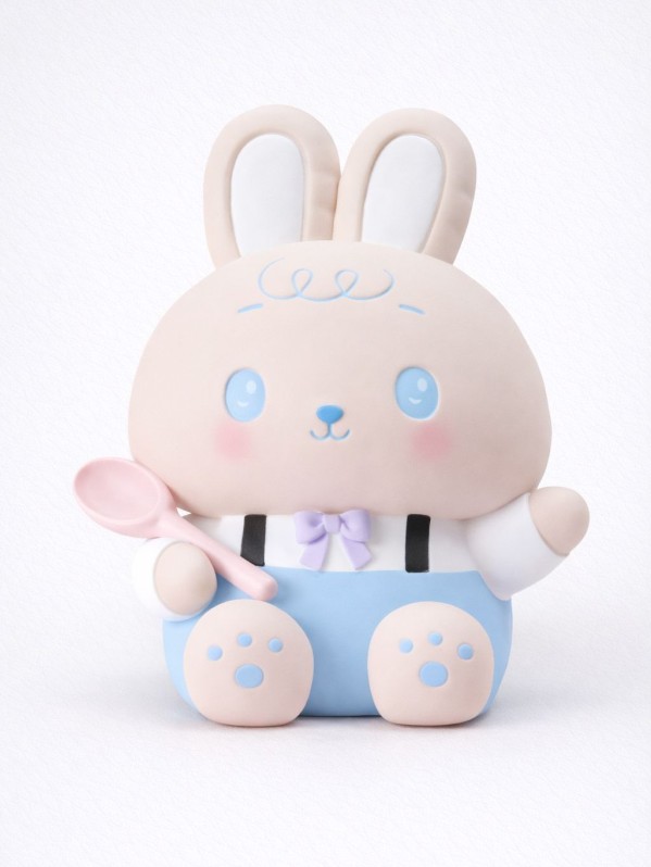 Копилка «Scholar bunny», grey (17 см), пластик 