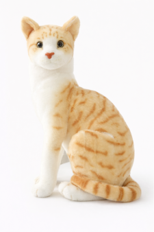 Мягкая игрушка "Gracious cat", orange (20х13см)