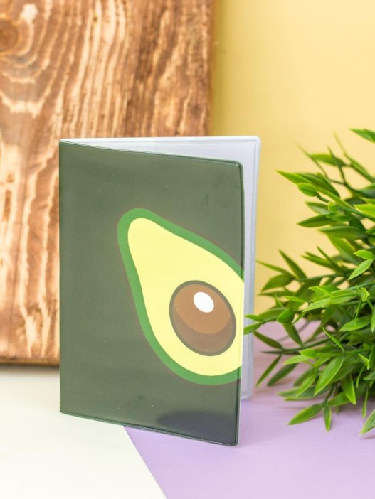 ОБЛОЖКА ДЛЯ ПАСПОРТА &quot;Avocado one&quot;, плотность 560 мкм 