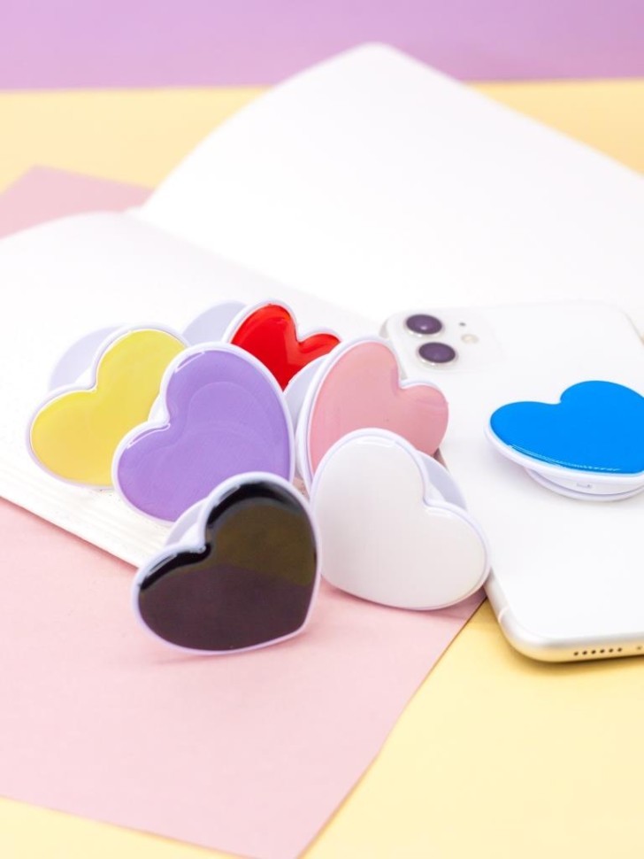 Попсокет "Heart", pink
