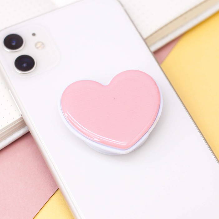 Попсокет "Heart", pink 