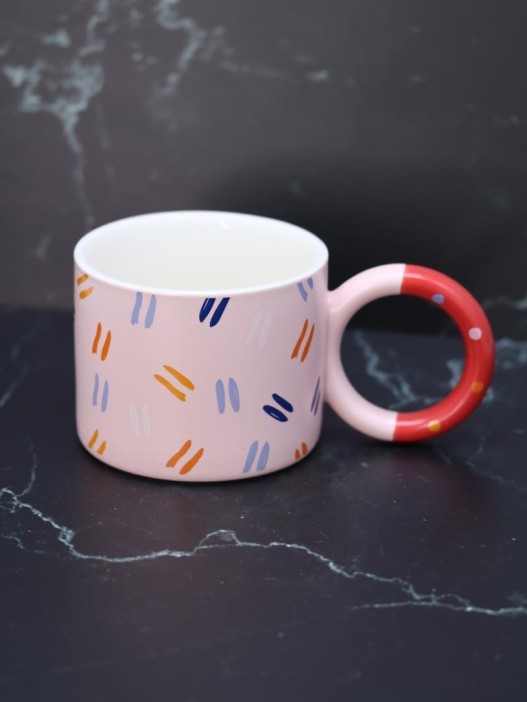 Кружка «Geometric style», pink (390 ml) 