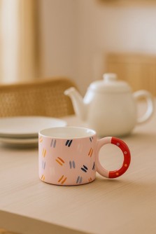 Кружка «Geometric style», pink (390 ml)