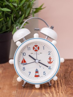 Часы-будильник "Aboard 4 image", white