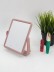 Зеркало настольное "Glossy square", pink (18*15.2 см) 