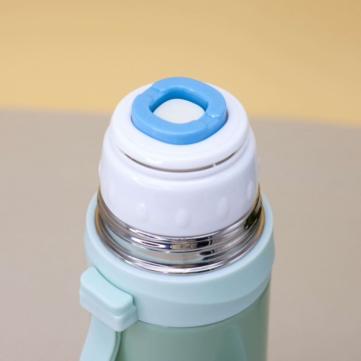 Термос "Cute star cat", green (350 ml) 