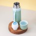 Термос "Cute star cat", green (350 ml)
