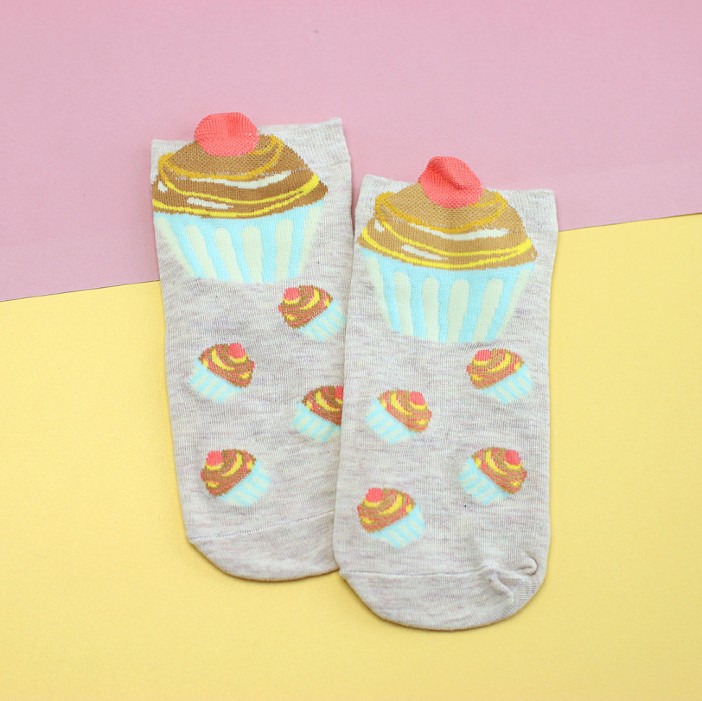 Носки &quot;Пирожное&quot; beige 