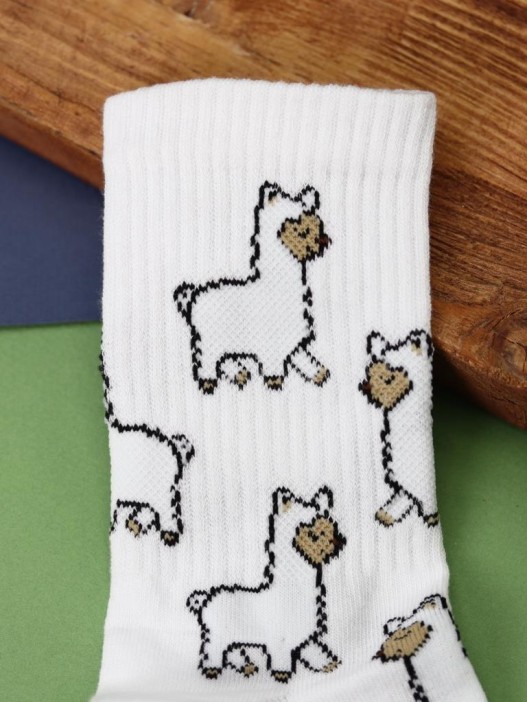 Носки женские "Lama", р. 35-40, белый 