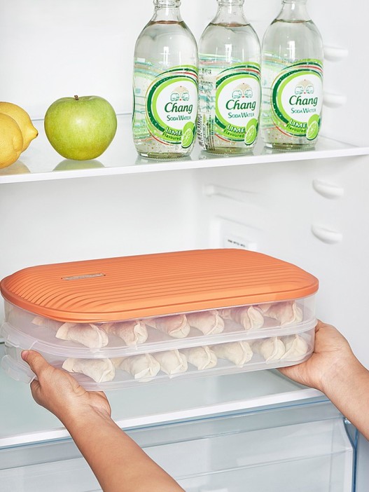 Контейнер для хранения 2 яруса «Double», orange (8,5*32*20,3 см) 