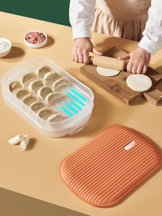 Контейнер для хранения 2 яруса «Double», orange (8,5*32*20,3 см) 