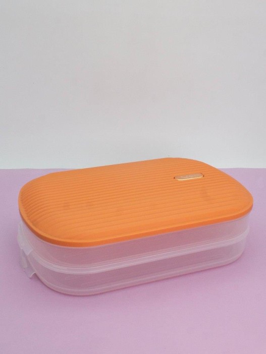 Контейнер для хранения 2 яруса «Double», orange (8,5*32*20,3 см) 