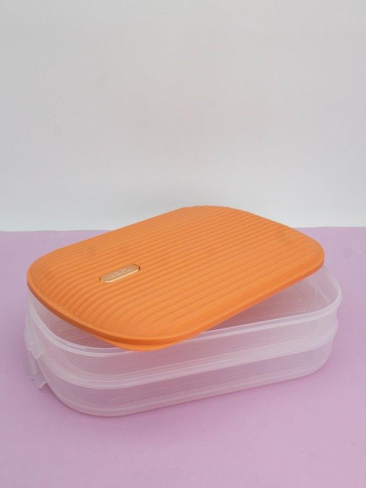 Контейнер для хранения 2 яруса «Double», orange (8,5*32*20,3 см) 