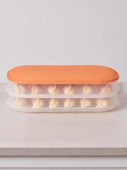 Контейнер для хранения 2 яруса «Double», orange (8,5*32*20,3 см)