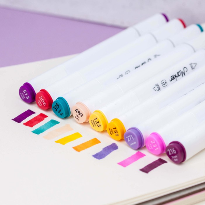 Набор маркеров для скетчинга 36 цветов, mix, двусторонние 