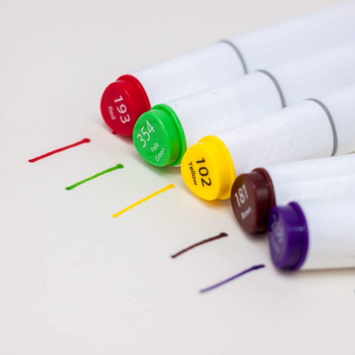 Набор маркеров для скетчинга 36 цветов, mix, двусторонние 