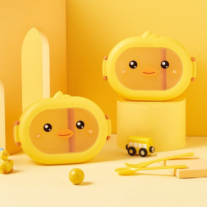 Ланчбокс "Chick transparent", yellow 