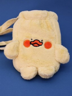 Грелка плюшевая с ремешком "Fluffy friends", duck, 400 мл (21*14 см)