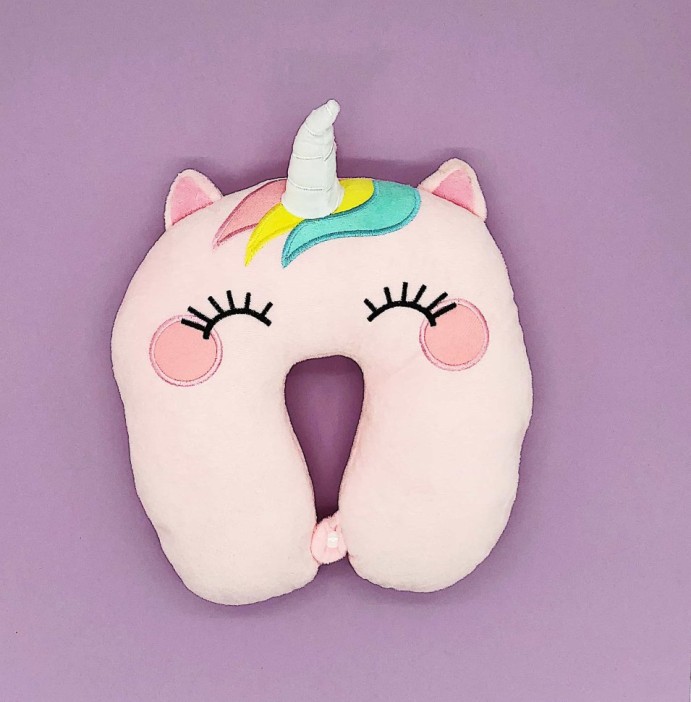 Подушка для шеи "Unicorn sleeping", pink 