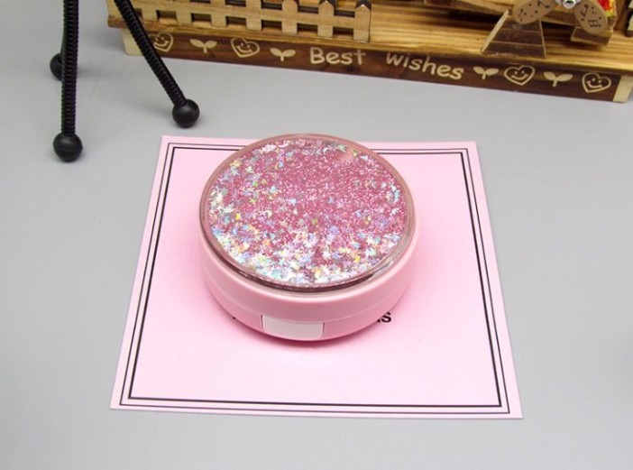 Контейнер для линз "Sparkles", pink 