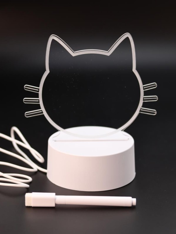 Ночник iLikeGift с маркером "Кошка", USB (9х18 см)