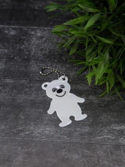Светоотражающий элемент (фликер) "Bear", брелок