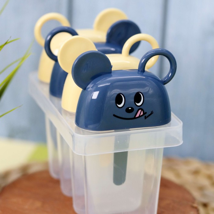 Формочки для мороженого &quot;Mouse&quot;, yellow-blue, mix 