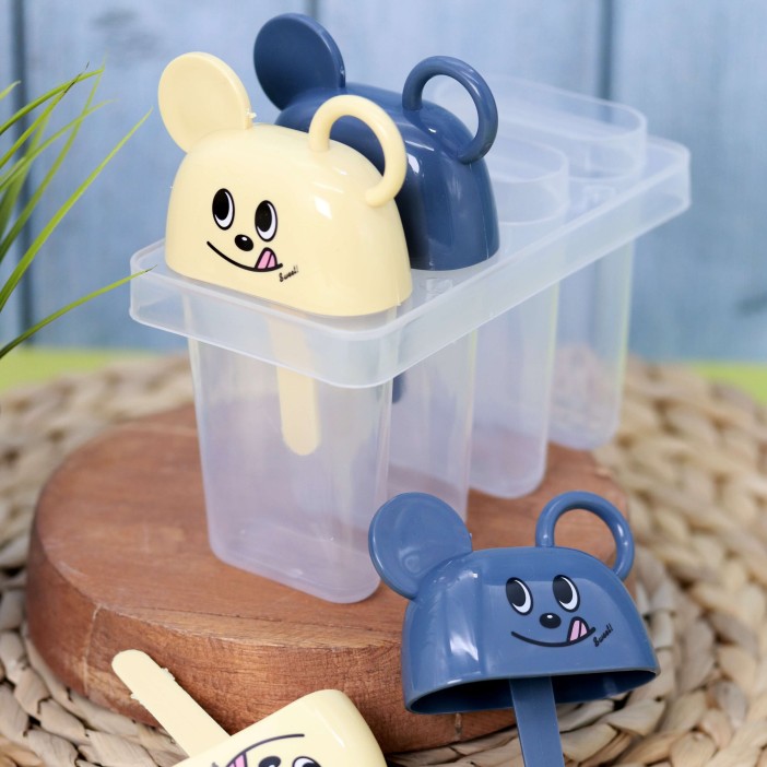 Формочки для мороженого &quot;Mouse&quot;, yellow-blue, mix 