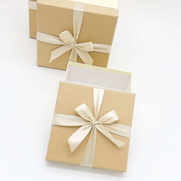 Набор коробок 3в1 "Капучино/бежевая" 