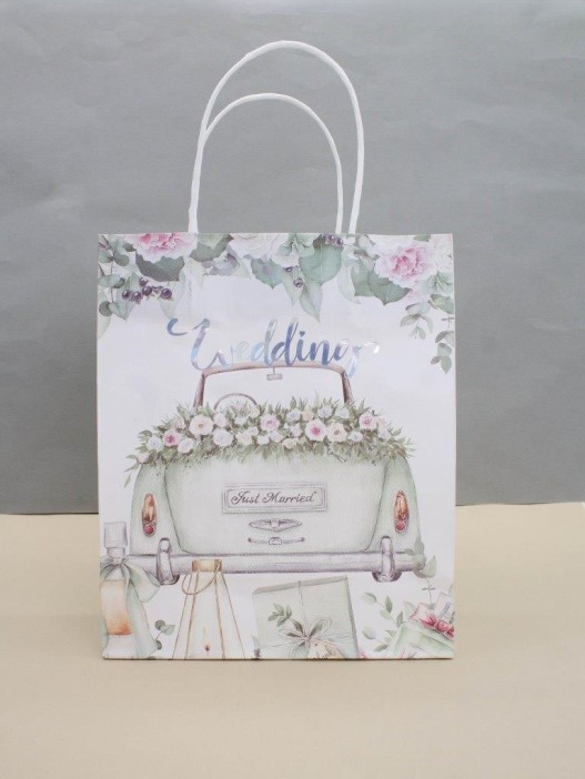 Пакет подарочный «Mr&amp;Mrs», car (26*32*12) 